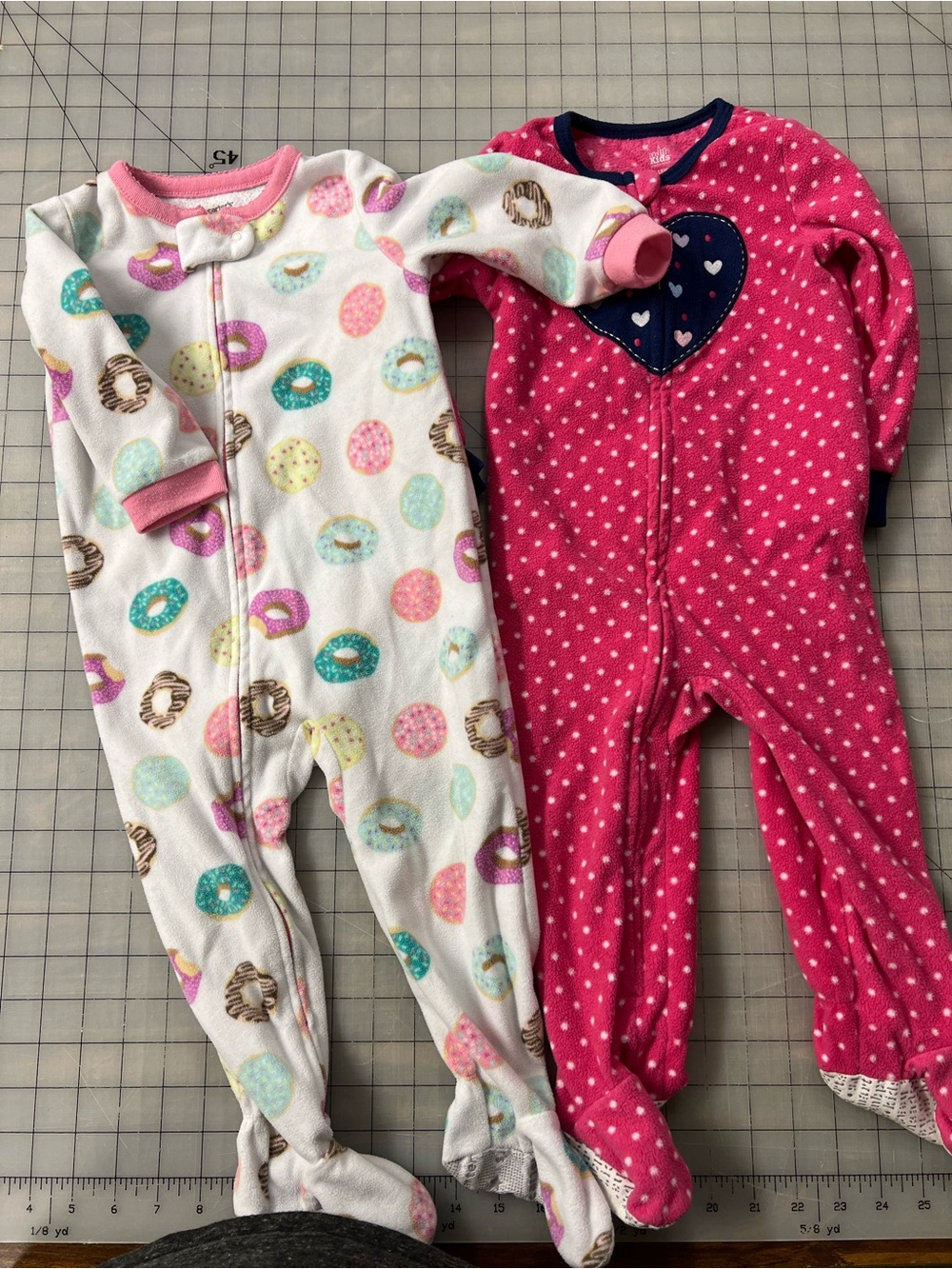Fleece zip pajamas 18 month